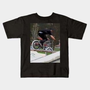 BMX Jump - BMX Rider Kids T-Shirt